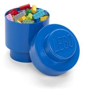 Tárolódoboz, henger, LEGO, kék (L40301731)