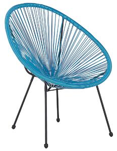 Kerti szék ACAPULCO II PE Rattan Kék