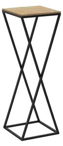 Luminex Virágállvány 70x24 cm fekete LU0991
