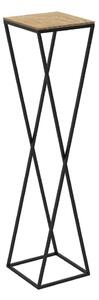 Luminex Virágállvány 100x24 cm fekete LU0992