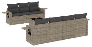 VidaXL Polyrattan Kerti Ülőgarnitúra - 8 részes