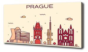Vászon nyomtatás Prága épületek