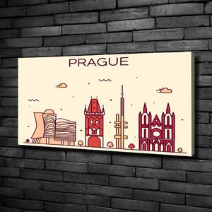 Vászon nyomtatás Prága épületek
