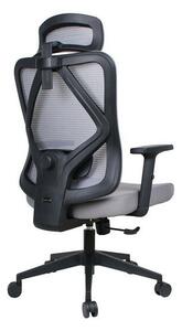 IRISOffice Eclipse Szürke Ergonomikus Forgószék Fejtámlával