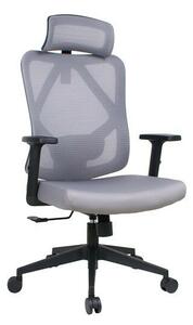 IRISOffice Eclipse Szürke Ergonomikus Forgószék Fejtámlával