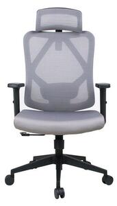 IRISOffice Eclipse Szürke Ergonomikus Forgószék Fejtámlával