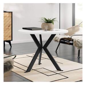 MIRJAN 24 Kávésasztal STK 50x65 cm fekete/fehér MJ0120