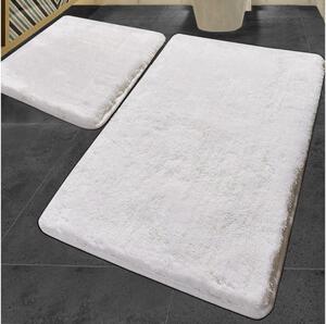 Asir KÉSZLET 2x Fürdőszoba szőnyeg 60/100 cm fehér AS2057