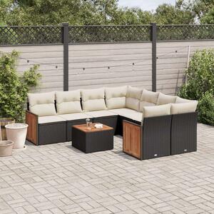 VidaXL Polyrattan Kerti Ülőgarnitúra - 9 részes