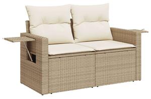 VidaXL Polyrattan Kerti Ülőgarnitúra - 10 részes - Bézs