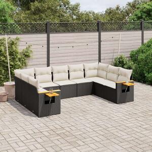 VidaXL Polyrattan Kerti Ülőgarnitúra - 9 részes