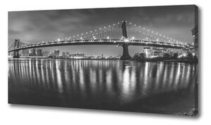 Vászonfotó Manhattan éjjel