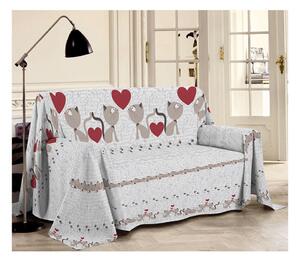 Takaró a kanapén Piquet/Pled Kiscicák bézs Made in Italy