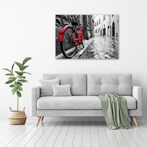 Vászonkép falra Piros bicikli