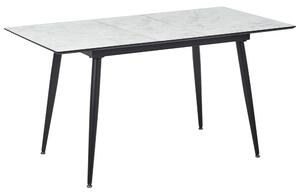 Étkezőasztal EFTALIA Fehér márvány 120/150 cm 80 cm