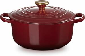 Le Creuset Signature kerek Öntöttvas Sütőtál 20cm - Bordó