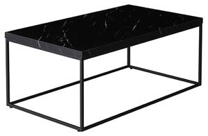 Dohányzóasztal 110 × 60 × 45 cm, MDF, márvány CT-V2011 BK