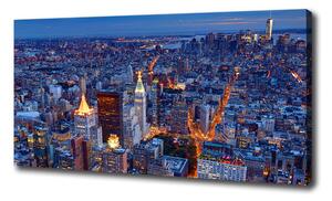 Vászon nyomtatás Manhattan éjjel