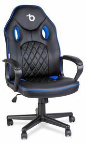 Bewello Bemada Gamer szék karfával - fekete / kék - 71 x 53 cm / 53 x 47 cm Modern megjelenésű, ergonómikus kialakítású gamer szék. bmd11116bl