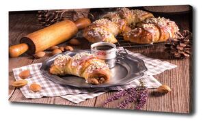 Feszített vászonkép Croissant