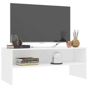 Fehér forgácslap tv-szekrény 100 x 40 x 40 cm