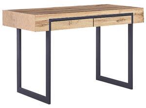 Íróasztal VIDA Világosbarna 120 cm 55 cm Ágyneműtartóval