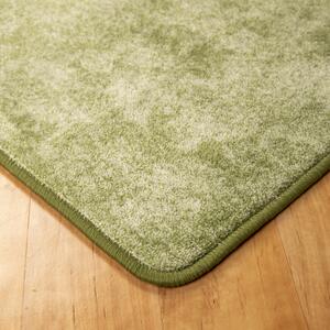 Szegett szőnyeg 100x300 cm – Zöld egyszínű