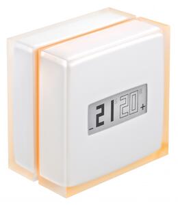 Legrand Netatmo NTH-PRO Netatmo okos termosztát; falon kívüli / hordozható; tartalmaz: termosztát + elemek + gateway modul; fehér/sárga színű; megtáplálás: relé egység (230V~ L+N), termosztát (2x AA elem); közvetlen Wi-fi csatlakozás Legrand