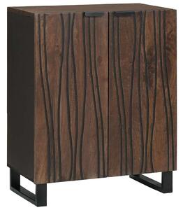 VidaXL Széf Dió 60 x 33,5 x 75 cm Tömör Mangófát