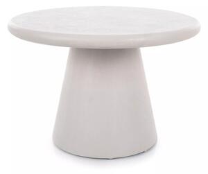 Aurora Mikrocement Dohányzóasztal - Világosszürke, Kerek, 60 cm