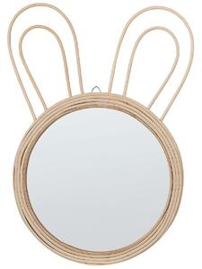 Falitükör GOLONG 26 cm 45 cm Rattan Természetes
