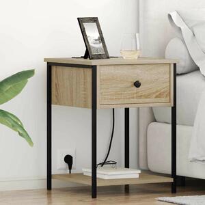 Éjjeliszekrény 2 pcs sonoma tölgy 42 x 41 x 56 cm Faanyag