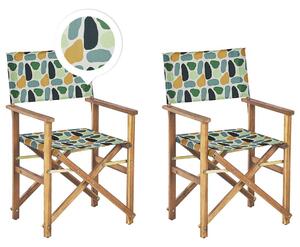 Kétdarabos kerti szék szett CINE Akácfa Színes