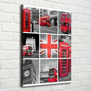 Vászonfotó Collage london