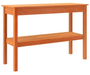 Konzolasztal Viaszbarna 110 x 40 x 75 cm Tömör fenyőfa