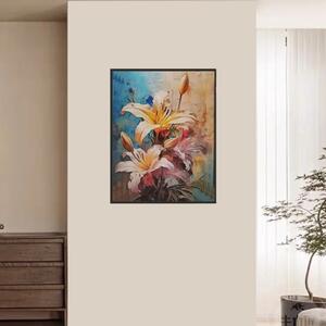 Liliom csokor kép 50x70 cm