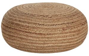 Bézs Juta Fonott Puff 50 x 20 cm TIFELT