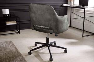Design irodai szék Laney szürke bársony