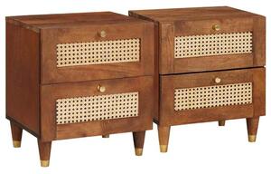 Éjjeliszekrények fiókkal 2 pcs 40 x 33.5 x 46 cm