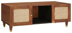 Dohányzóasztalok Barna 100 x 54 x 40 cm Kanna és tömör mango fa