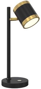 Wofi Wofi 8003-104S - LED Dimmelhető asztali lámpa TOULOUSE LED/10W/230V fekete/arany W3991
