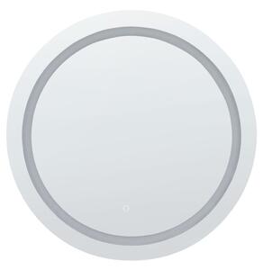 LED fürdőszobai tükör COURSEULLES 79 cm 79 cm Ezüst