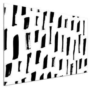 Konyhai panel Fekete-fehér folt