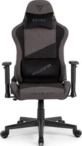 Gamer szék SENSE7 Spellcaster szövet fotel Senshi Edition szürke