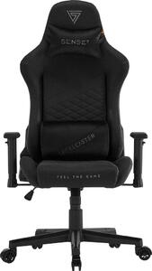 Gamer szék SENSE7 Spellcaster szövet fotel Senshi Edition fekete