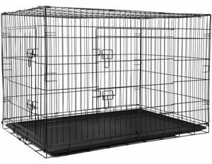 Pepita hordozható Kutyakennel 120x74x80,5cm - XXXL - fekete
