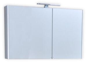 TMP SHARP Tükrös fürdőszobai szekrény LED világítással - 100 cm