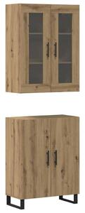 Magasfiú kézműves tölgy 69.5 x 34 x 90 cm Faanyag