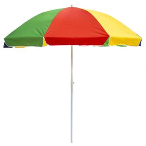 Több színű napernyő, 300 cm átmérő, állítható magasság 260 cm, 33 mm-es oszlop