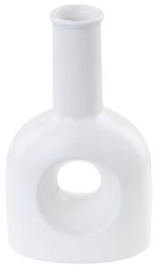 Virágtartó váza THEBES Kerámia 22 cm Fehér